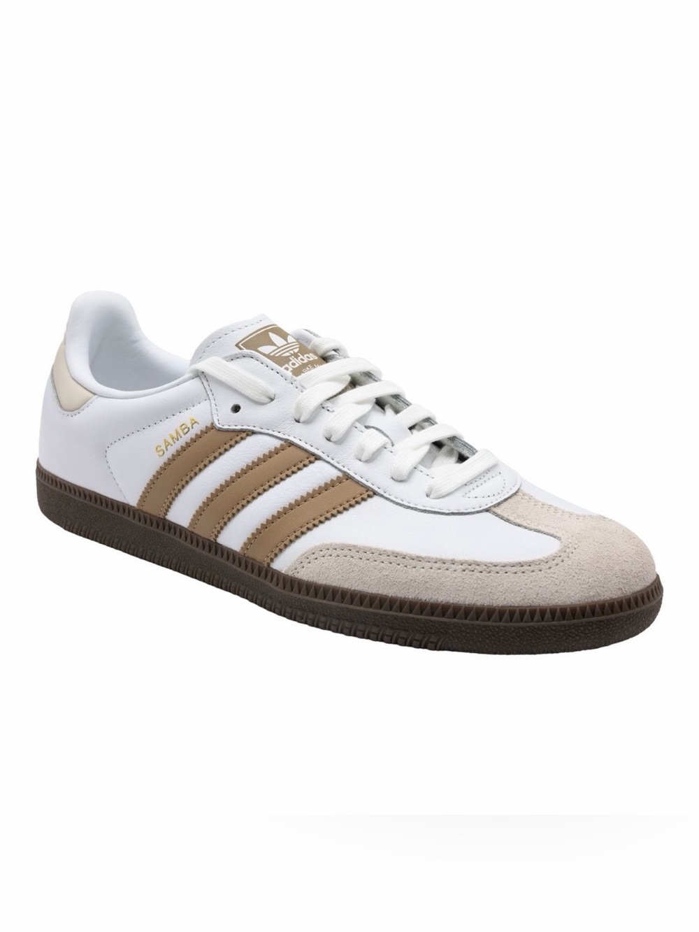 adidas Samba OG Shoes in Cloud White & Cardboard